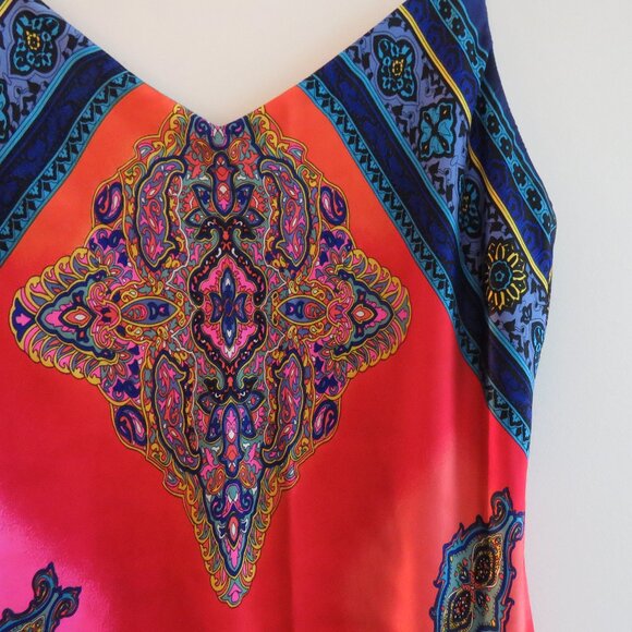 Vibrant Multicolor Spaghetti Strap Dress - Picture 6 of 16